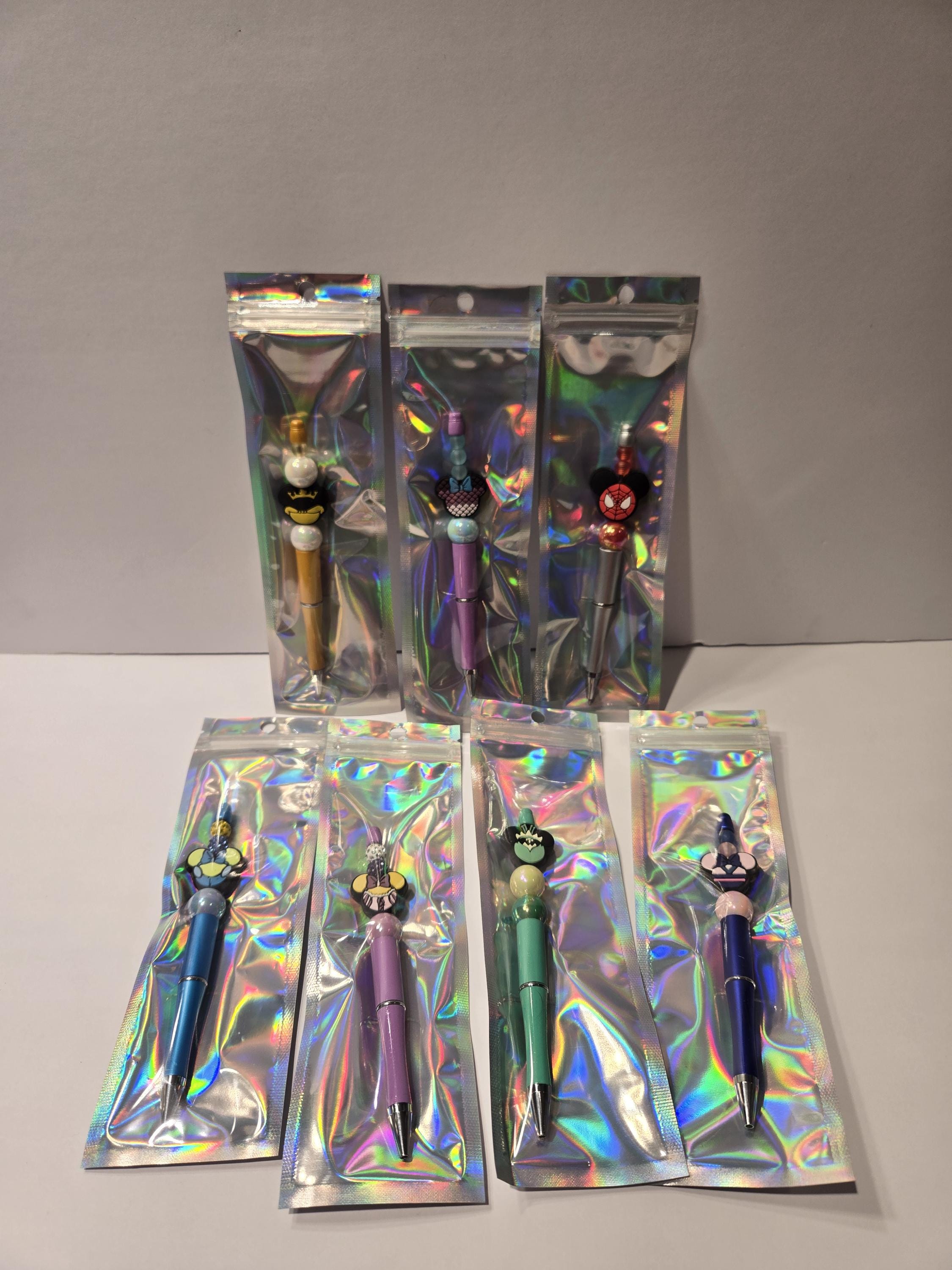 Custom 3D Printed & Beaded Character Pens
