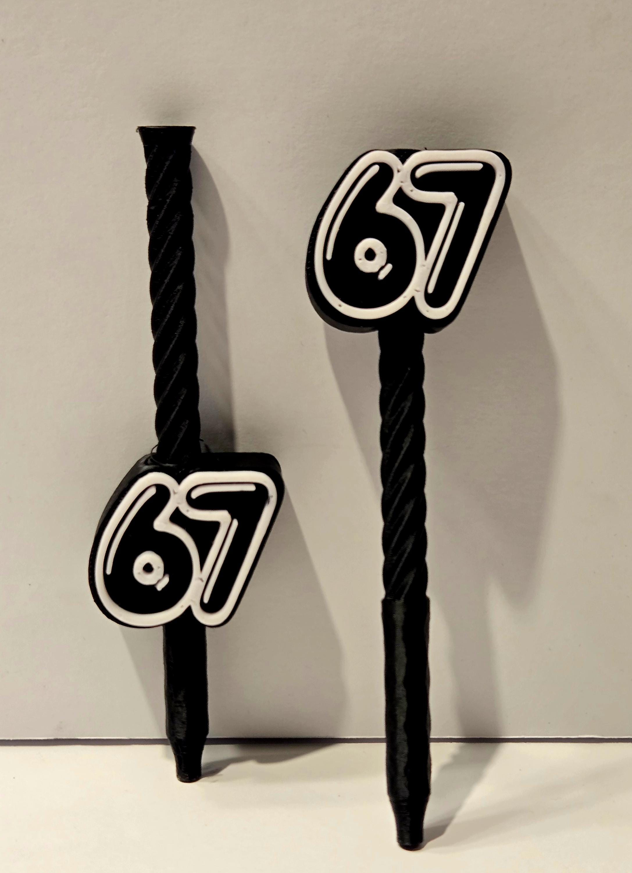 Custom 3D Printed & Beaded Character Pens