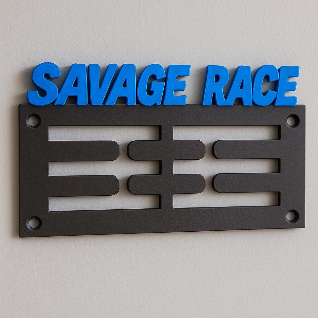 Wall Hanging Race Medal Holder - OCR, Marathon, Disney & More