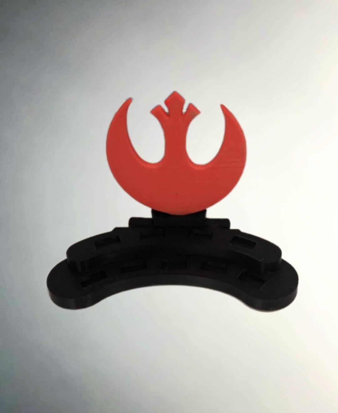 Building Brick Minifigure Display Stand - Holds 9 Figures