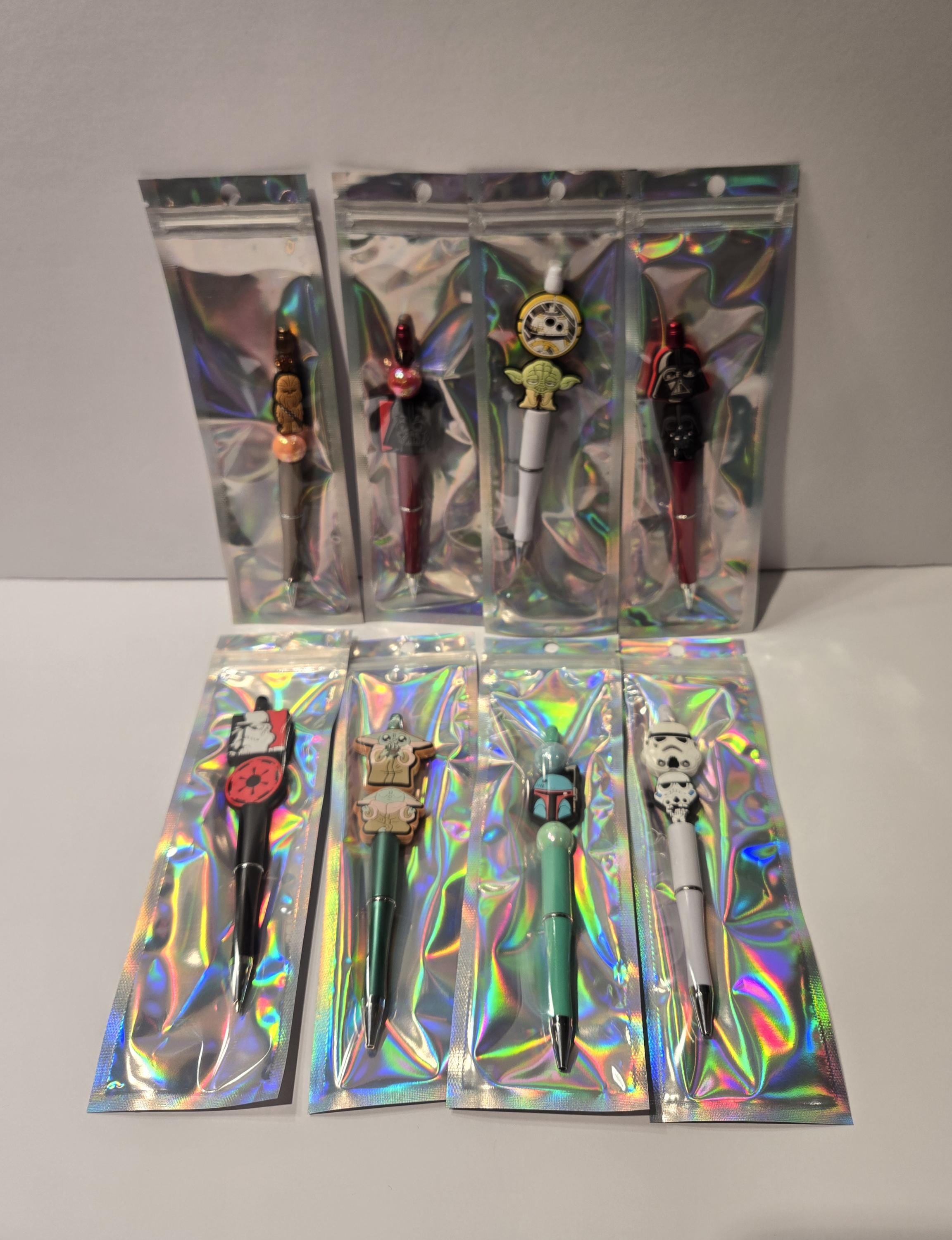 Custom 3D Printed & Beaded Character Pens