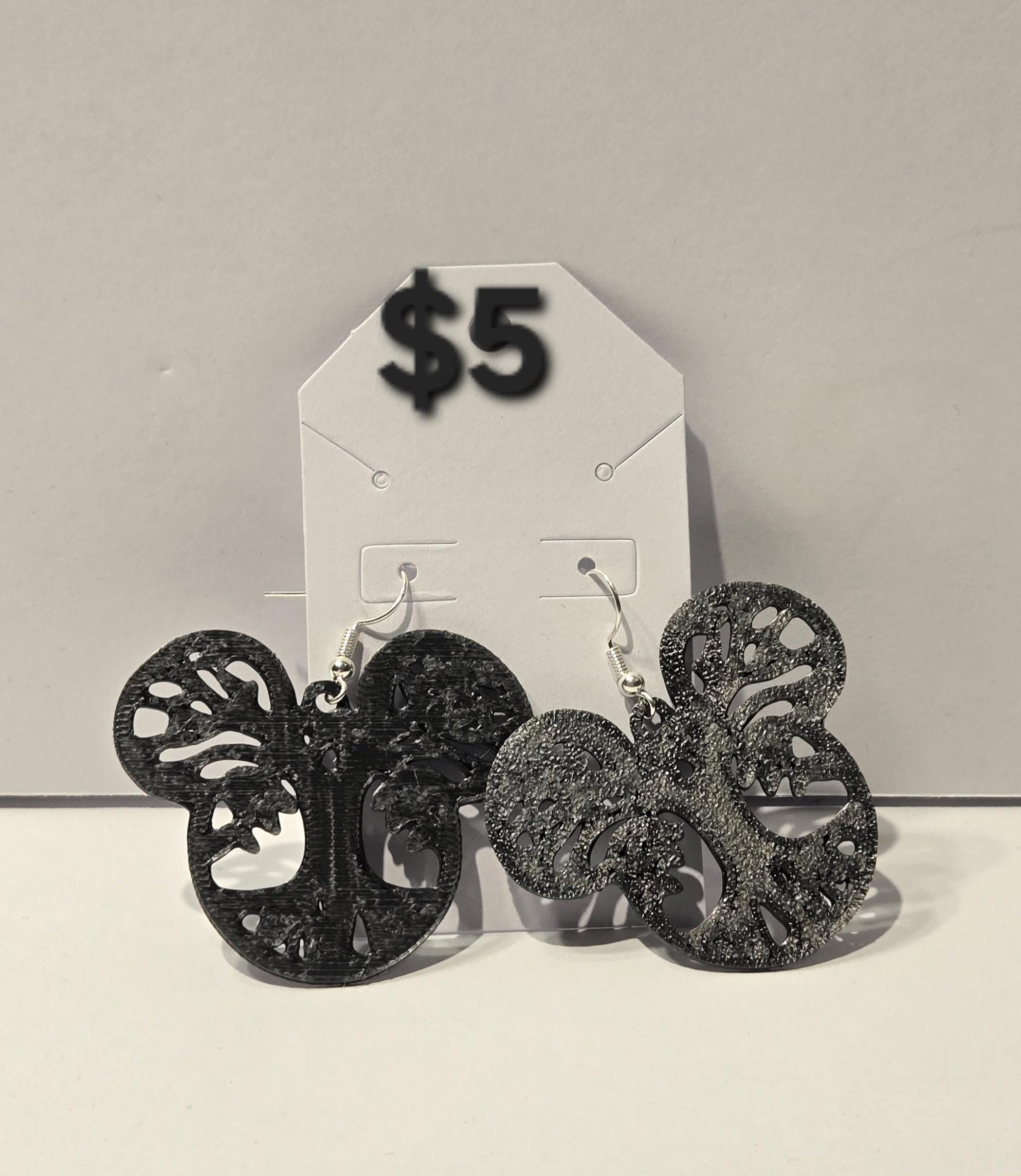 Custom 3D Printed Earrings - Lightweight