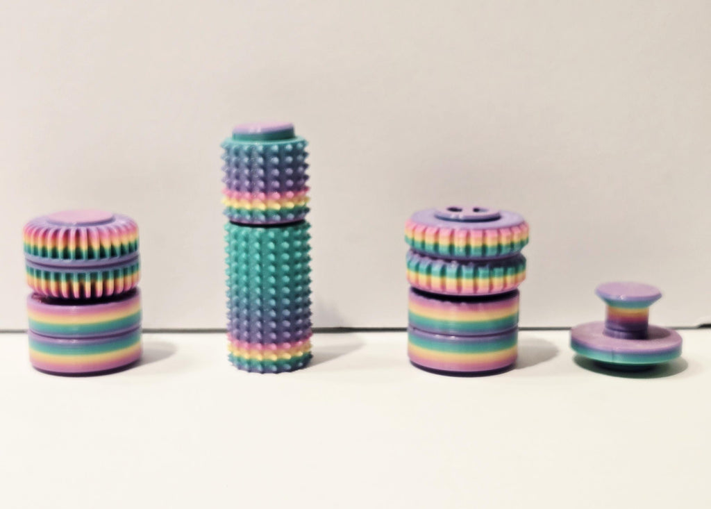 Fidget Clickers & Sensory Toys - 3D Printed Stress Relief