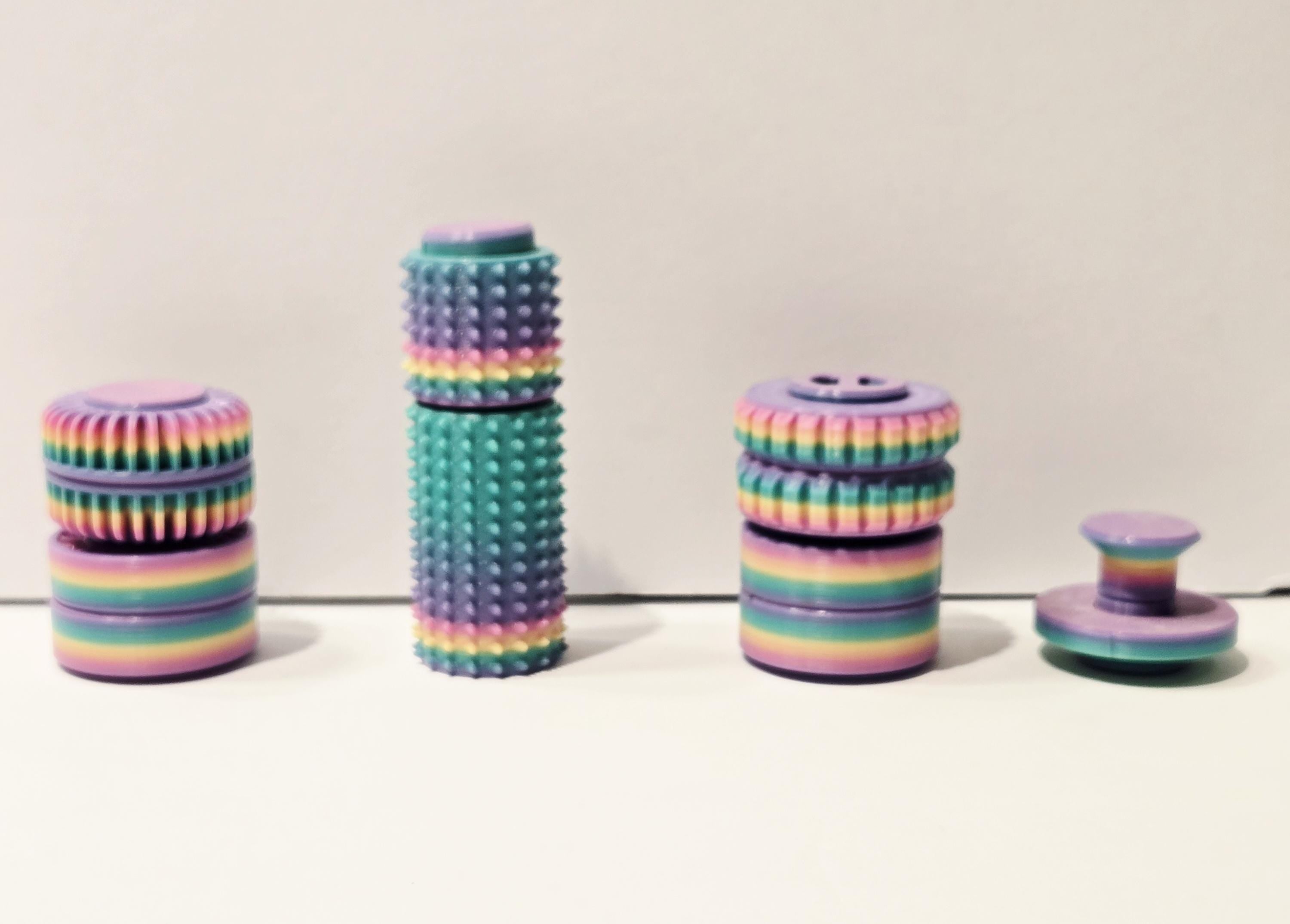 Fidget Clickers & Sensory Toys - 3D Printed Stress Relief