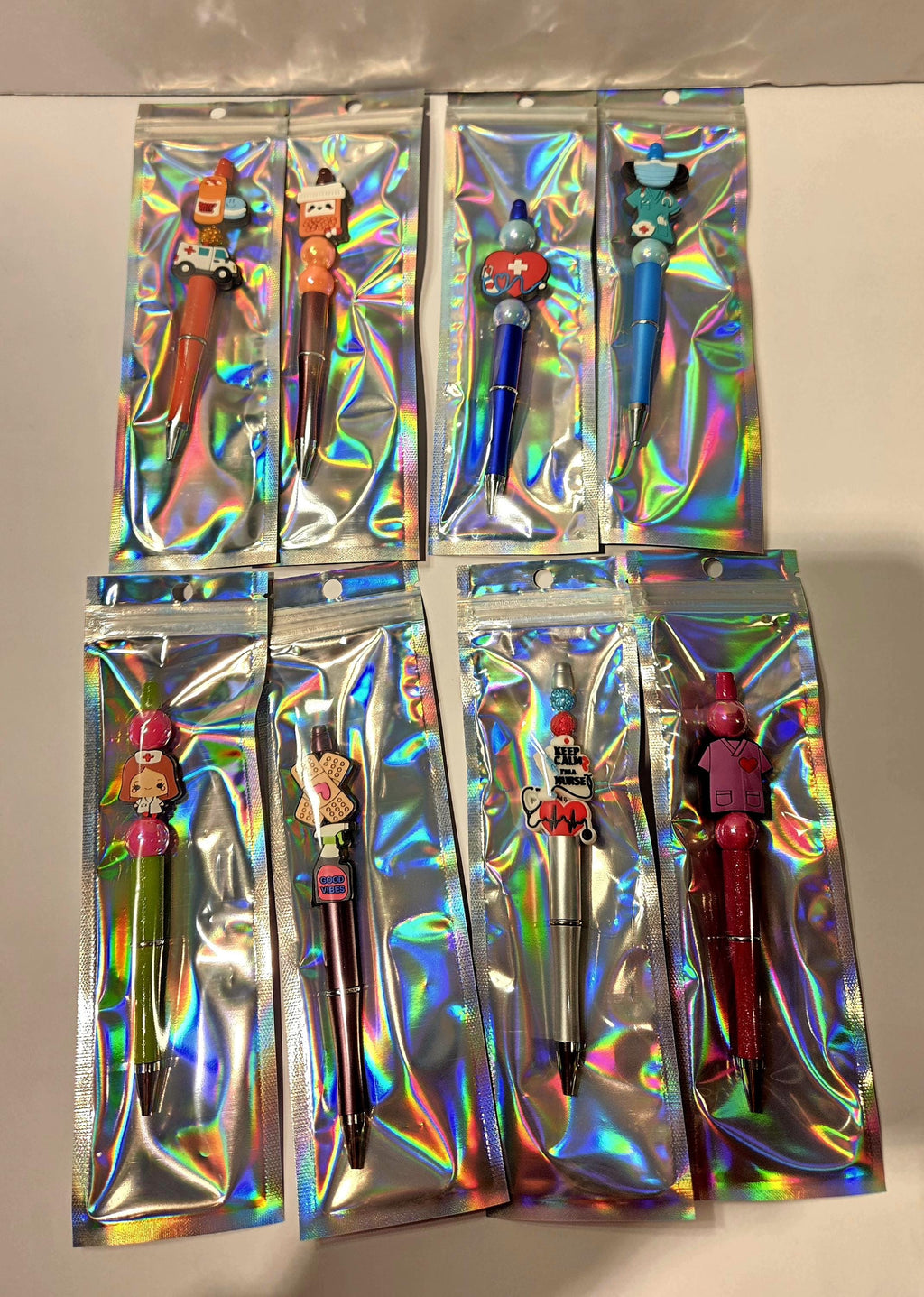 Custom 3D Printed & Beaded Character Pens