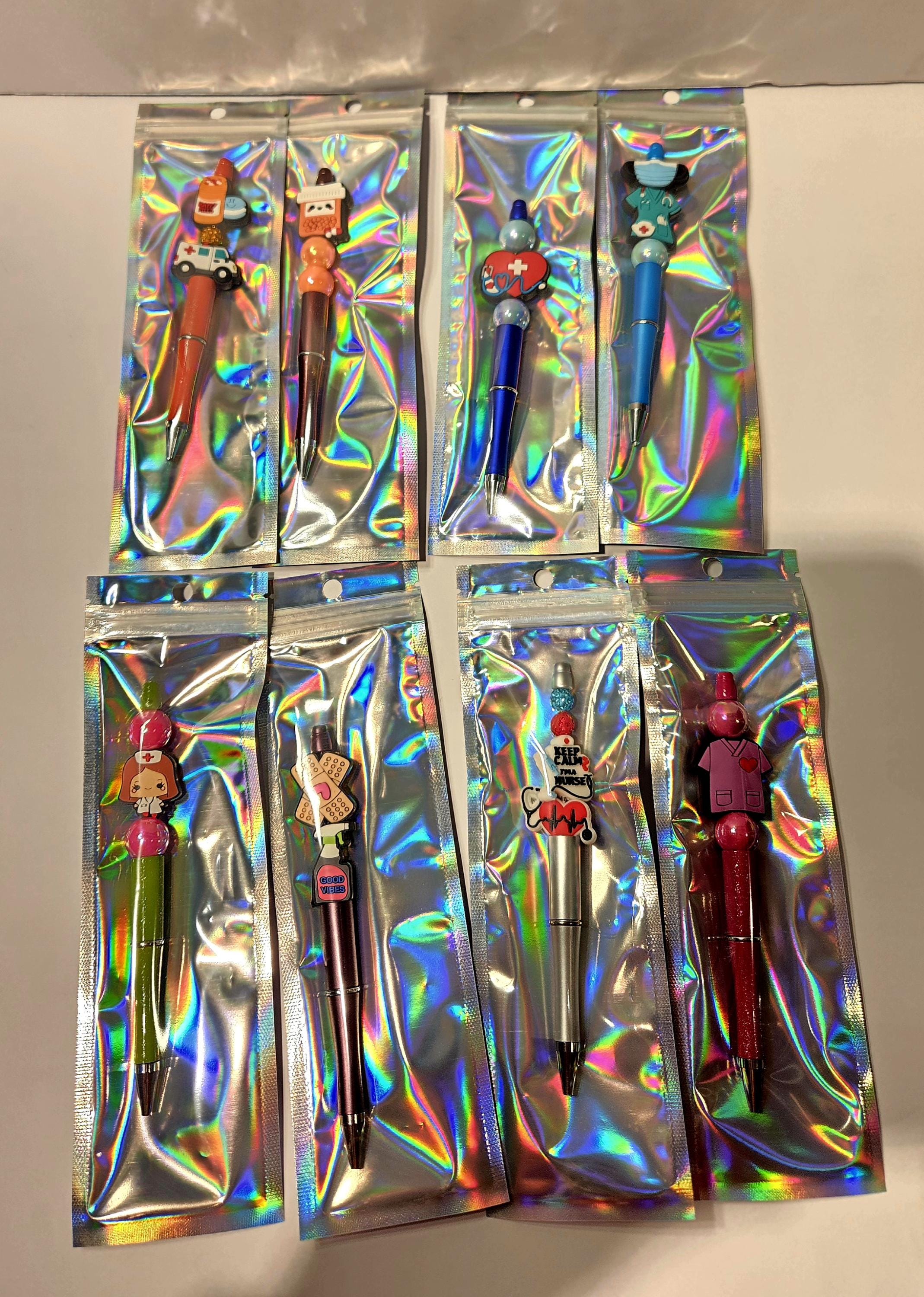 Custom 3D Printed & Beaded Character Pens
