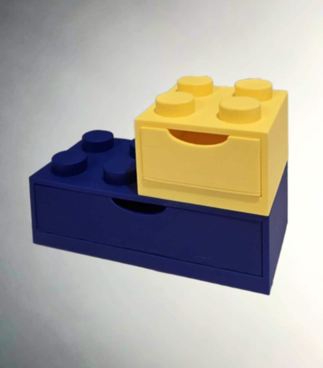 Stackable Building Brick Storage Drawers - 3D Printed Organizers