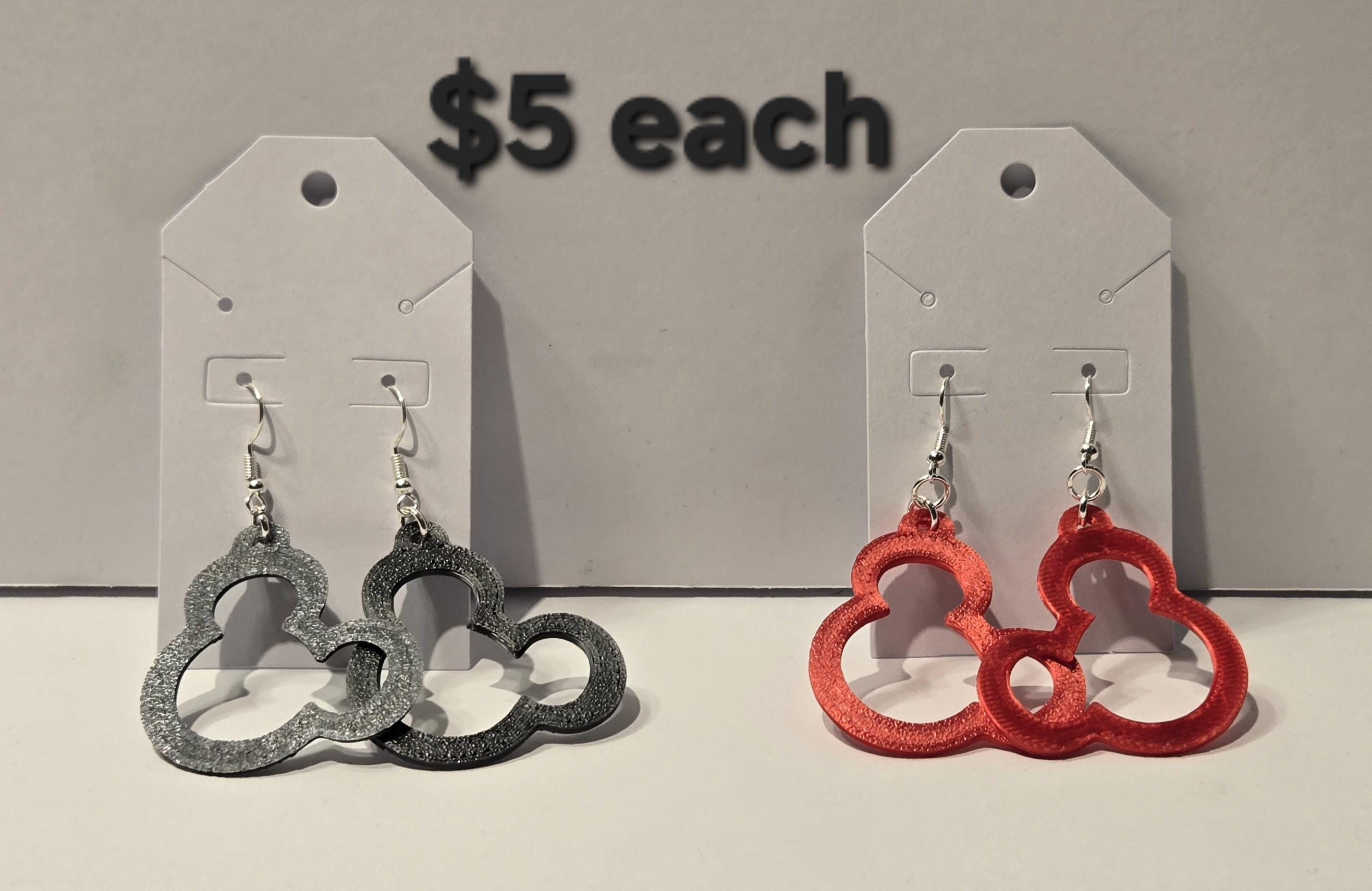 Custom 3D Printed Earrings - Lightweight